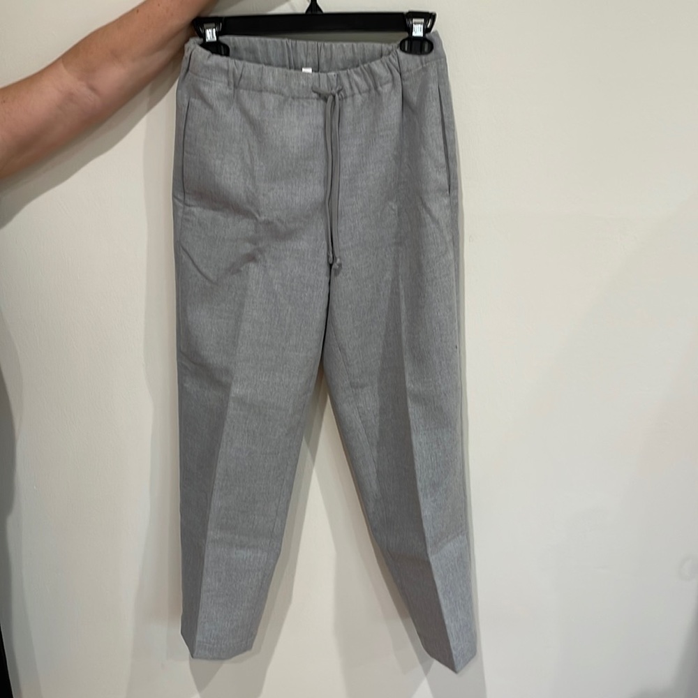 Aritzia The Group Bavarian size XS light grey (light flannel wool pants)